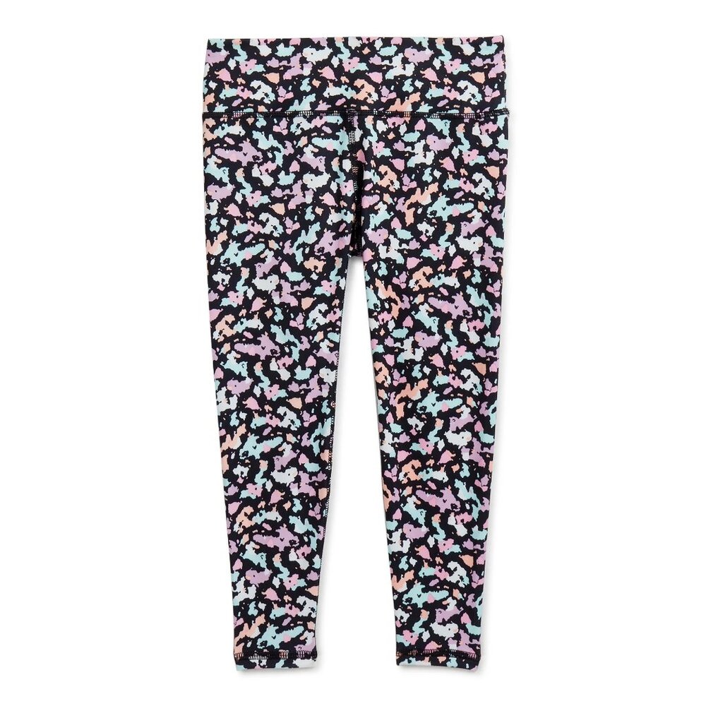 Athletic Works Girls Core Leggings, 2-Pack, Sizes 4-18 & Plus